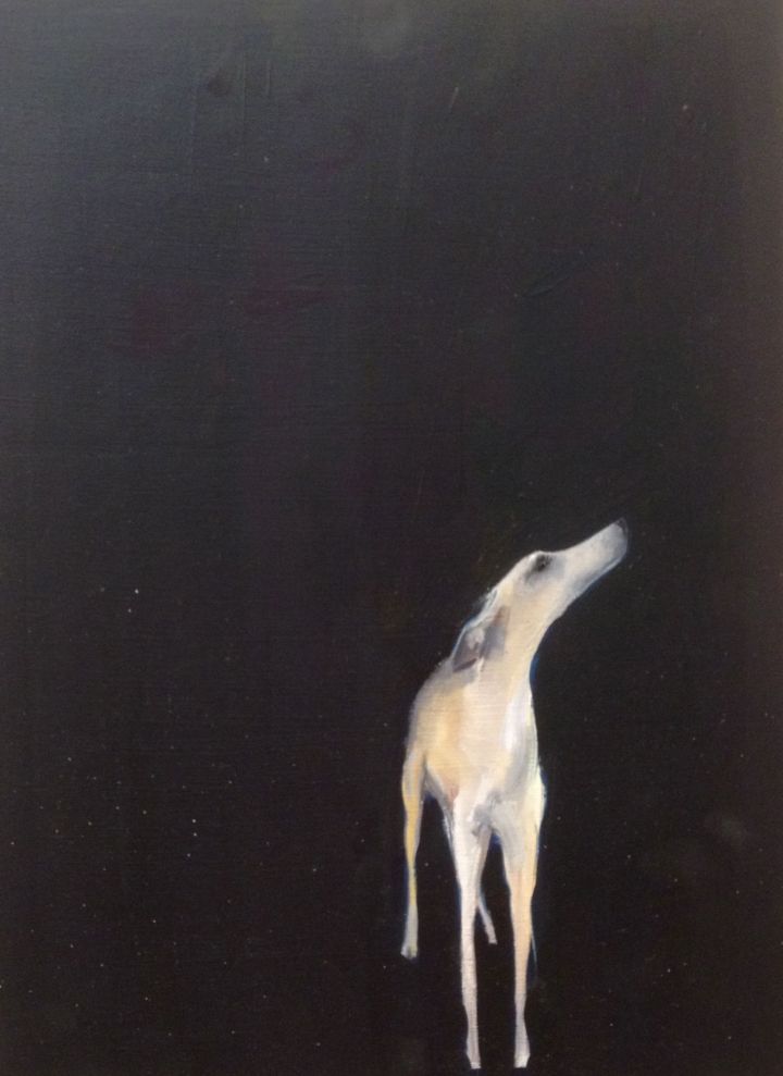 Dog, Sally Muir, Oil on canvas, 2014
