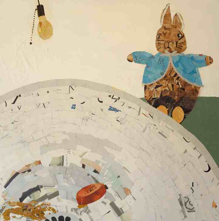 Peter Rabbit in Bathroom