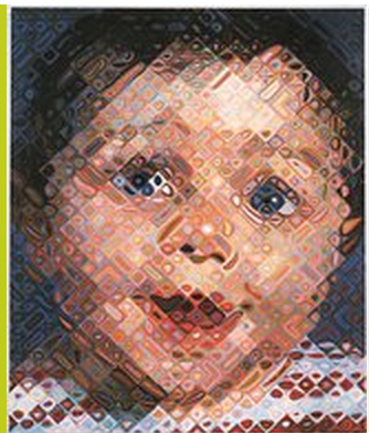 Chuck Close Emma 2000 oil on canvas © Chuck Close, courtesy Pace Gallery