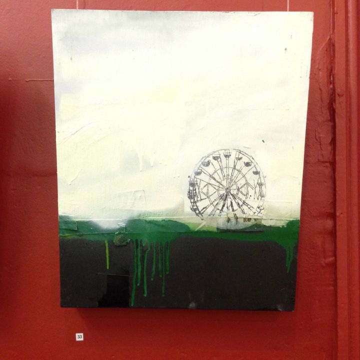 Mixed media of ferris wheel