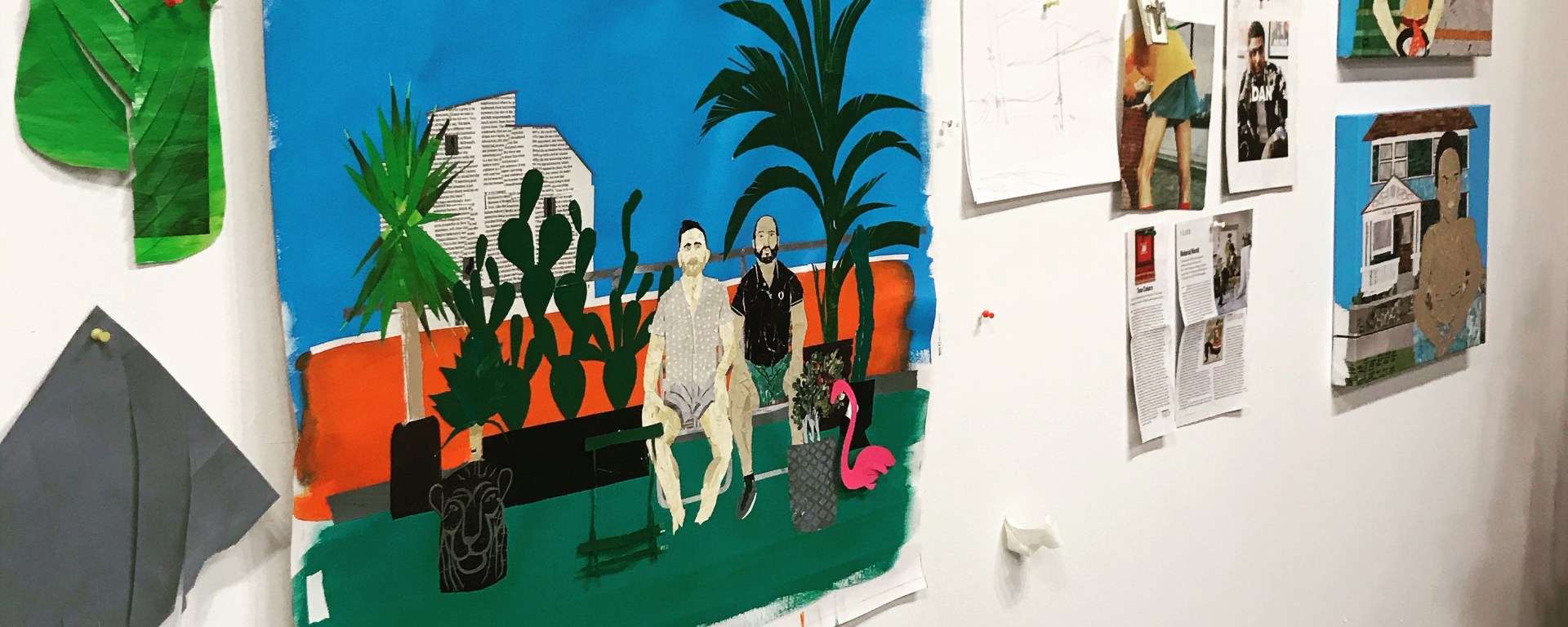 Inside the artist Ray Monde's studio