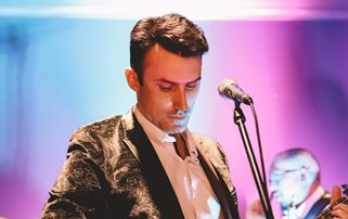 Richard Joyce on stage