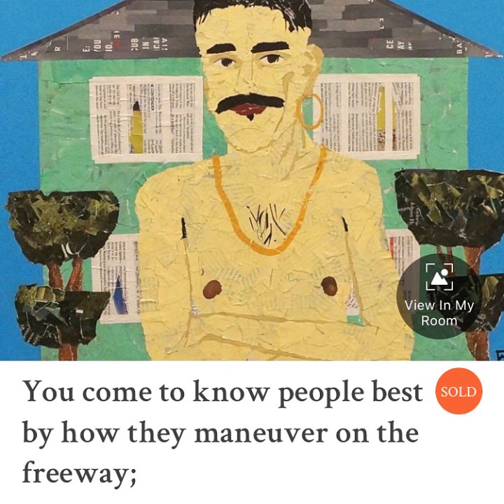 Naked man with gold chain and earring by Ray Monde